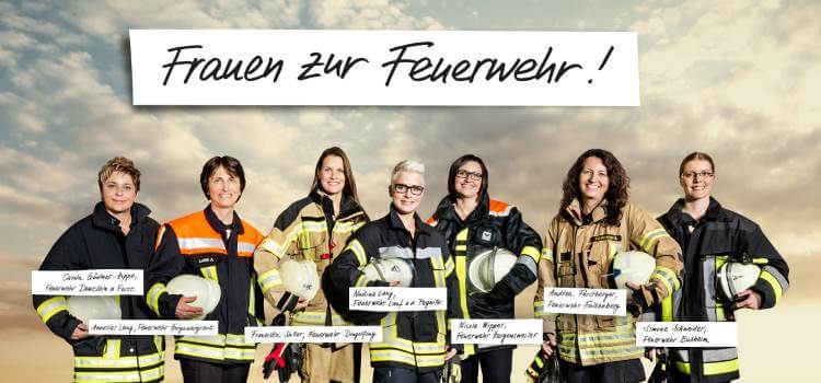 Frauen zur Feuerwehr