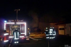Einsatz 43 2016 Scheunenbrand in Michelsdorf 1