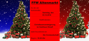 Christbaumversteigerung 2016