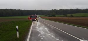 Einsatz 33 2018 Ölspur B20 bei Höfen Beitragsbild