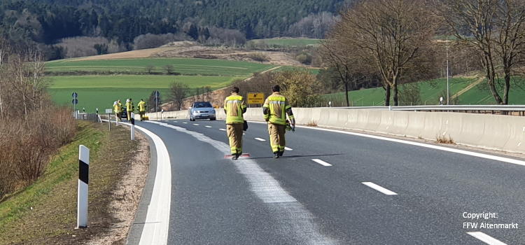 Einsatz 11 2021 Ölspur B85 Beitragsbild
