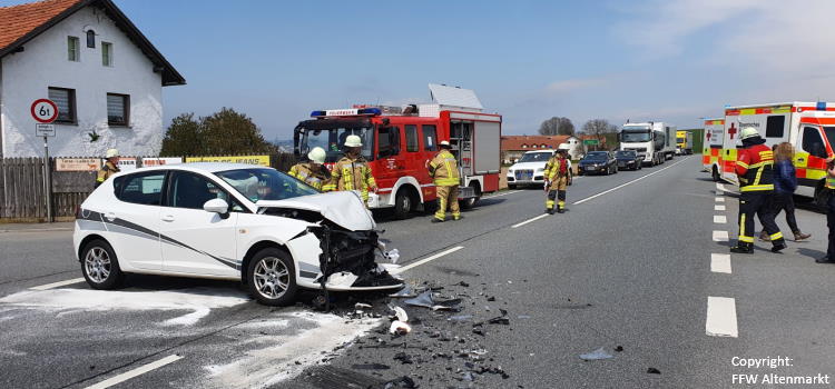 Einsatz 10 2022 Verkehrsunfall B20 Beitragsbild