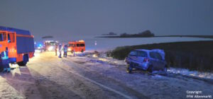 Einsatz 43 2022 Verkehrsunfall B20 Höfen Beitragsbild