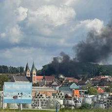 Rauchwolke Brand Marienrealschule Turnhalle Beitragsbild
