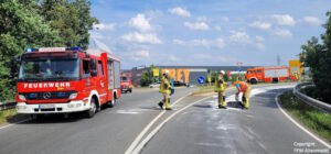 Einsatz 38 2023 Ölspur Motorradunfall Beitragsbild