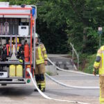 Übung Brandbekämpfung Schaum und HiCafs (2)