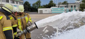 Übung Brandbekämpfung Schaum und HiCafs Beitragsbild