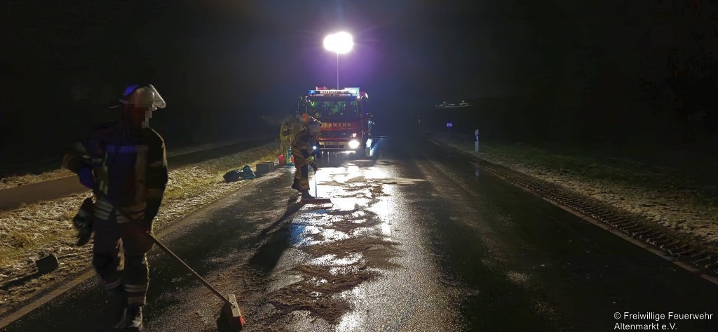 Einsatz 01 2025 Ölspur ST2146 Beitragsbild