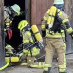 Übung Einsatz Wohnhausbrand Brand 2025 (9) Atemschutznotfall