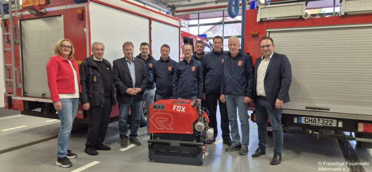 Übergabe neue Tragkraftspritze Rosenbauer Fox an FFW Altenmarkt