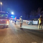 Verkehrsunfall PKW LKW B85 (2)