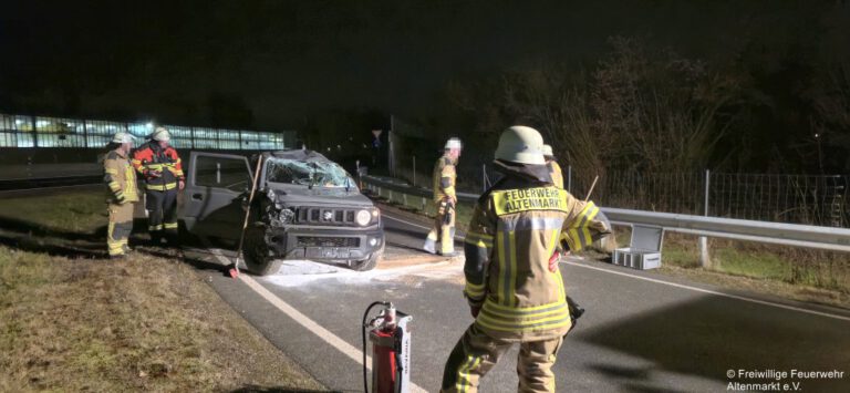 Einsatz 32 2025 Unfall B85 (1)
