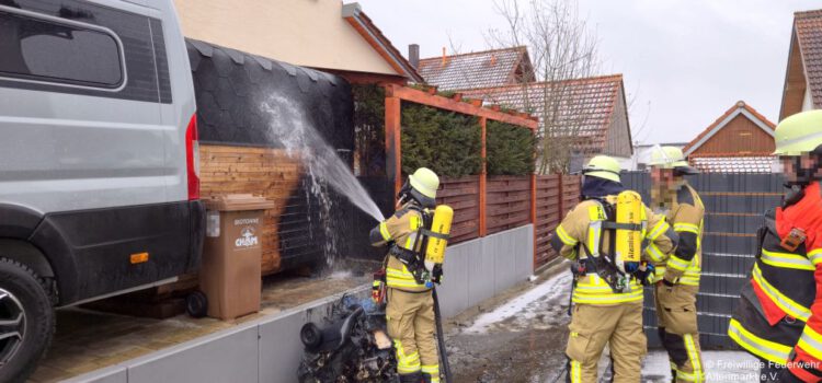 Einsatz 05 / 2026 Brand Tonne Haidhäuser Einsatz 05 2026 Brand Tonne Haidhäuser