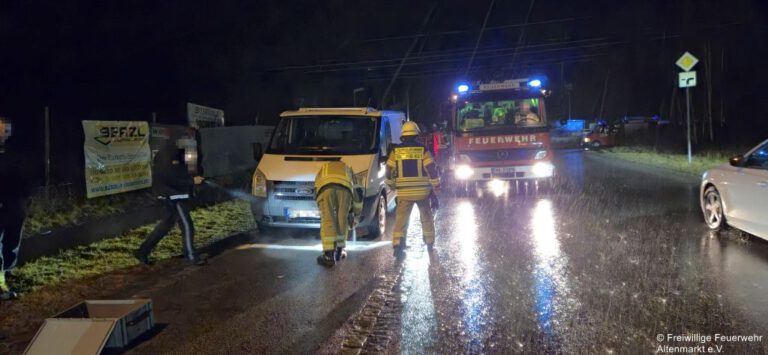 Einsatz 07 20226 Ölspur Cham-Süd