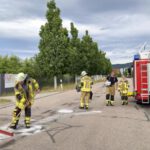 Einsatz 33 2026 Ölspur Industriegebiet Taschinger Berg (1)