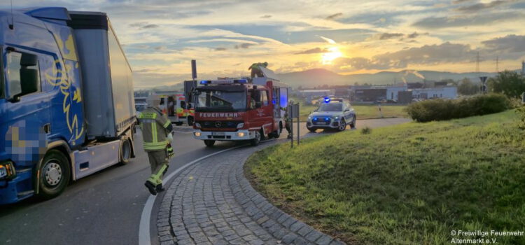 Einsatz 47 / 2026 Unfall LKW – PKW