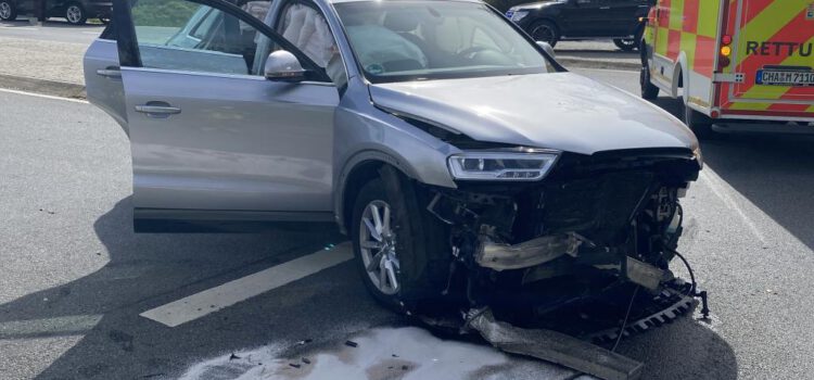 Einsatz 48 / 2026 Unfall B20 bei Cham-Süd Einsatz 48 / 2026 Unfall B20 bei Cham-Süd
